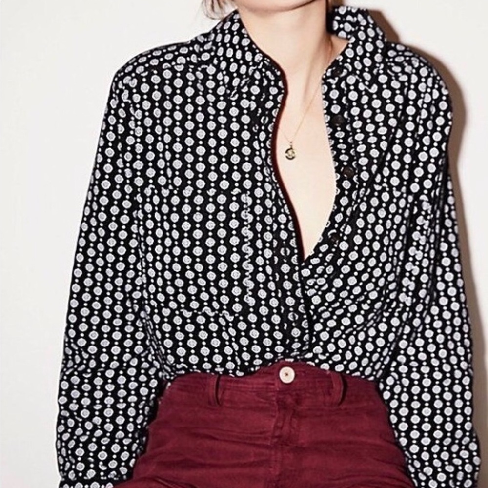 NWT Free People Cut to the Chase Shirt